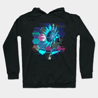 Cyber Flower Dark Hoodie